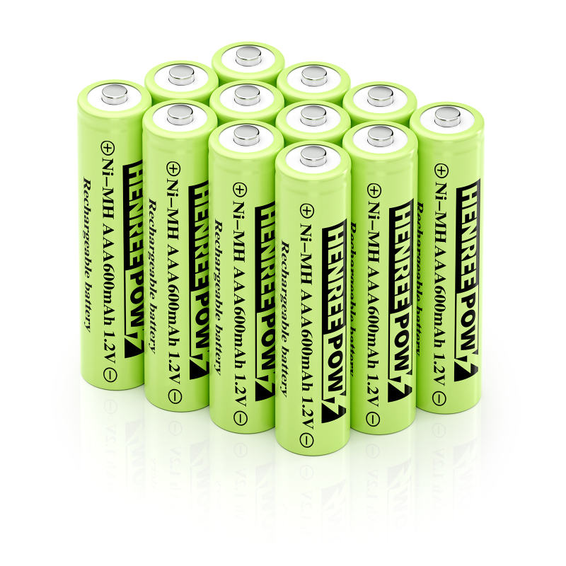 „Henreepow 1.2V 600mAh AA Ni-MH“ įkraunamos baterijos