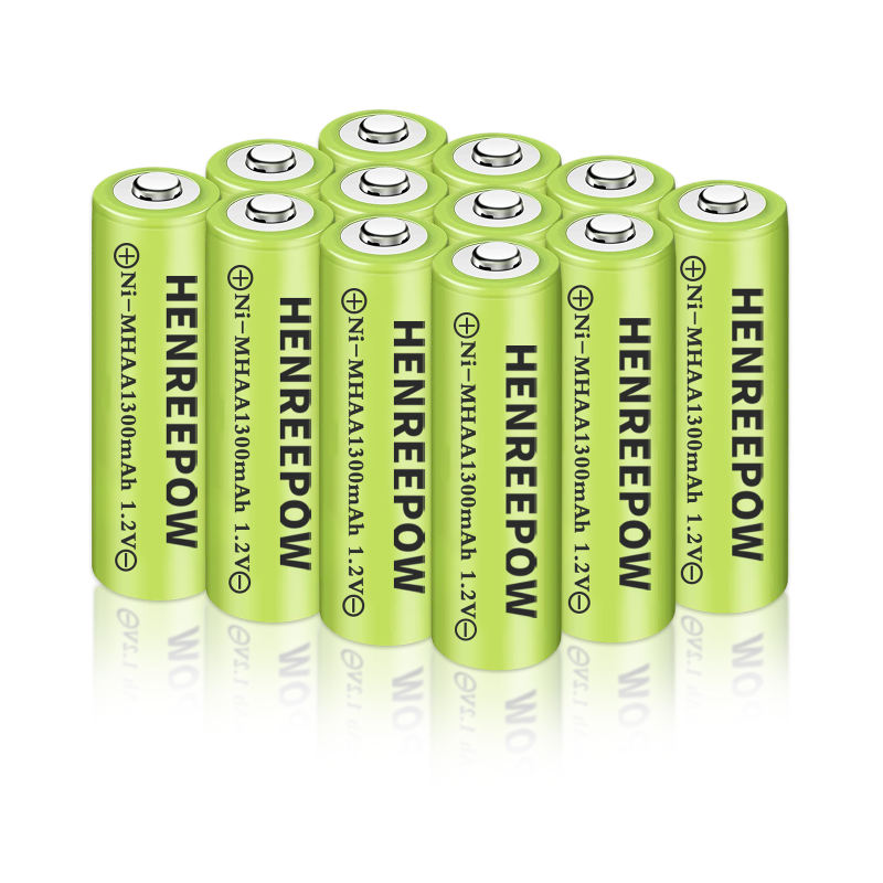 „Henreepow 1.2V 1300MAH AA Ni-MH“ įkraunamos baterijos